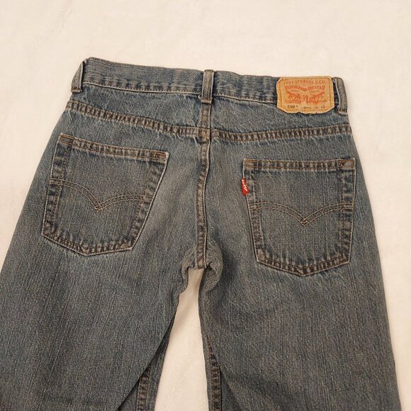 Levi Strauss & Co. 550 Kids Relaxed Fit Blue Jeans | Size 10 Regular | Durable - Picture 6 of 7